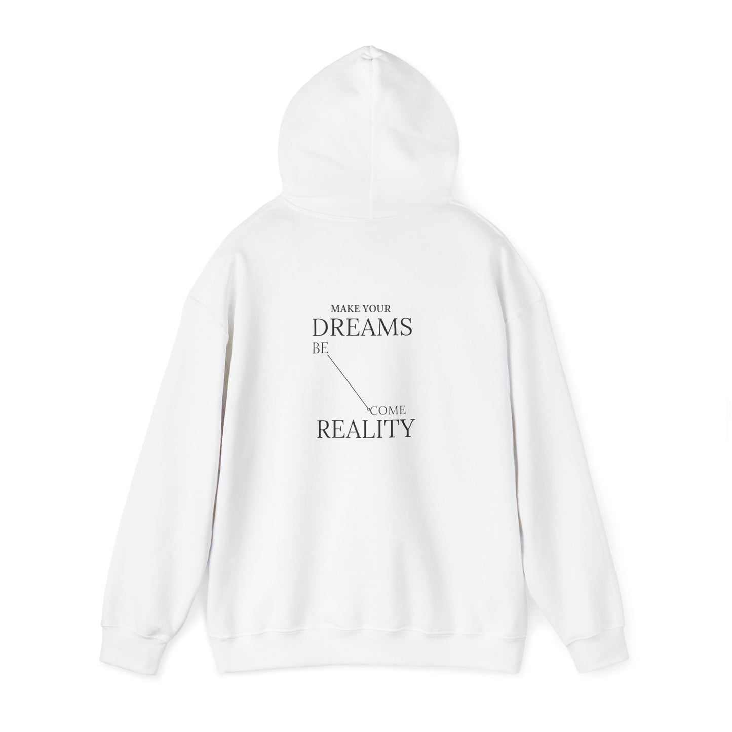 The Dream Designs Hooded Sweatshirt in White
