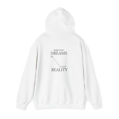 The Dream Designs Hooded Sweatshirt in White