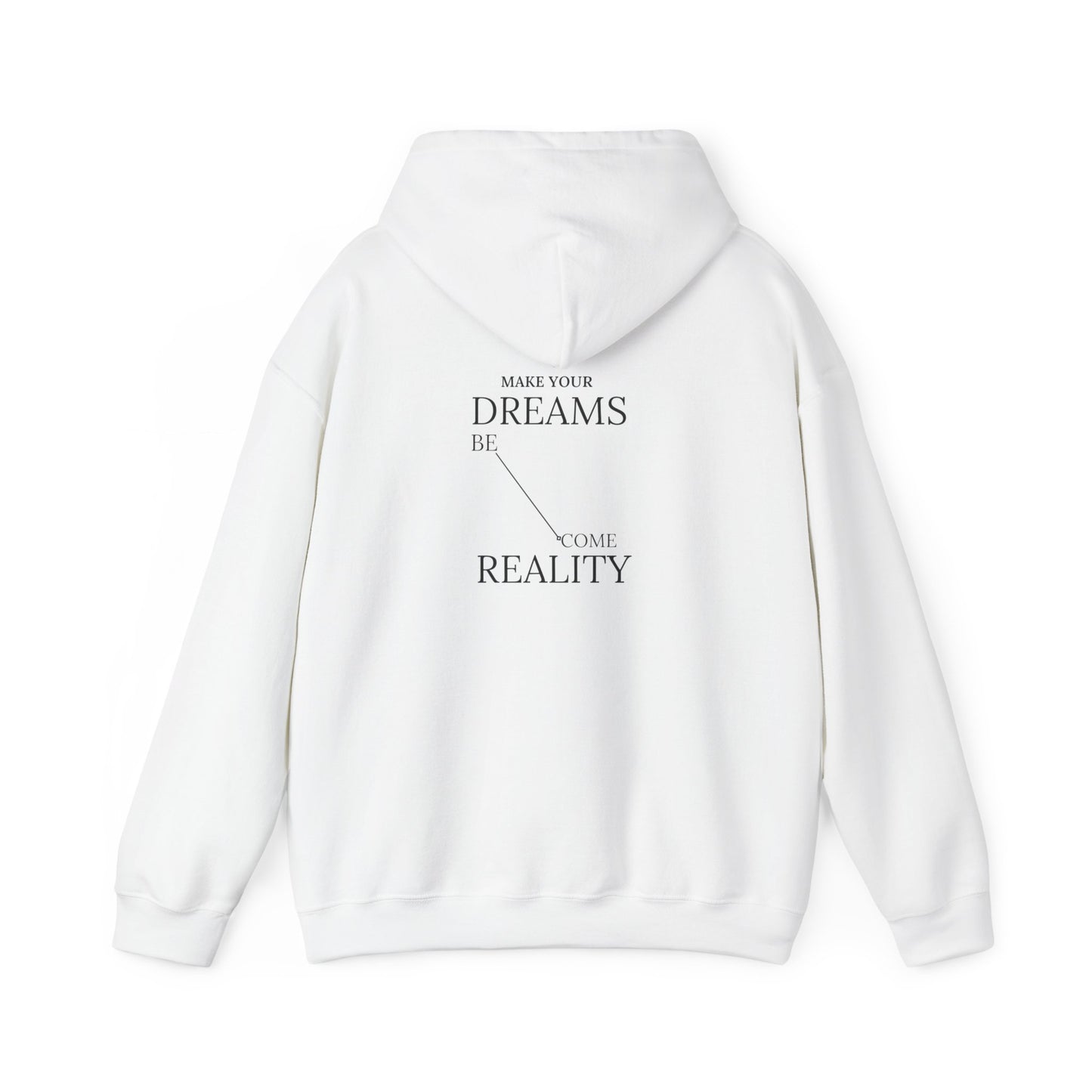 The Dream Designs Hooded Sweatshirt in White