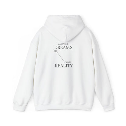 The Dream Designs Hooded Sweatshirt in White