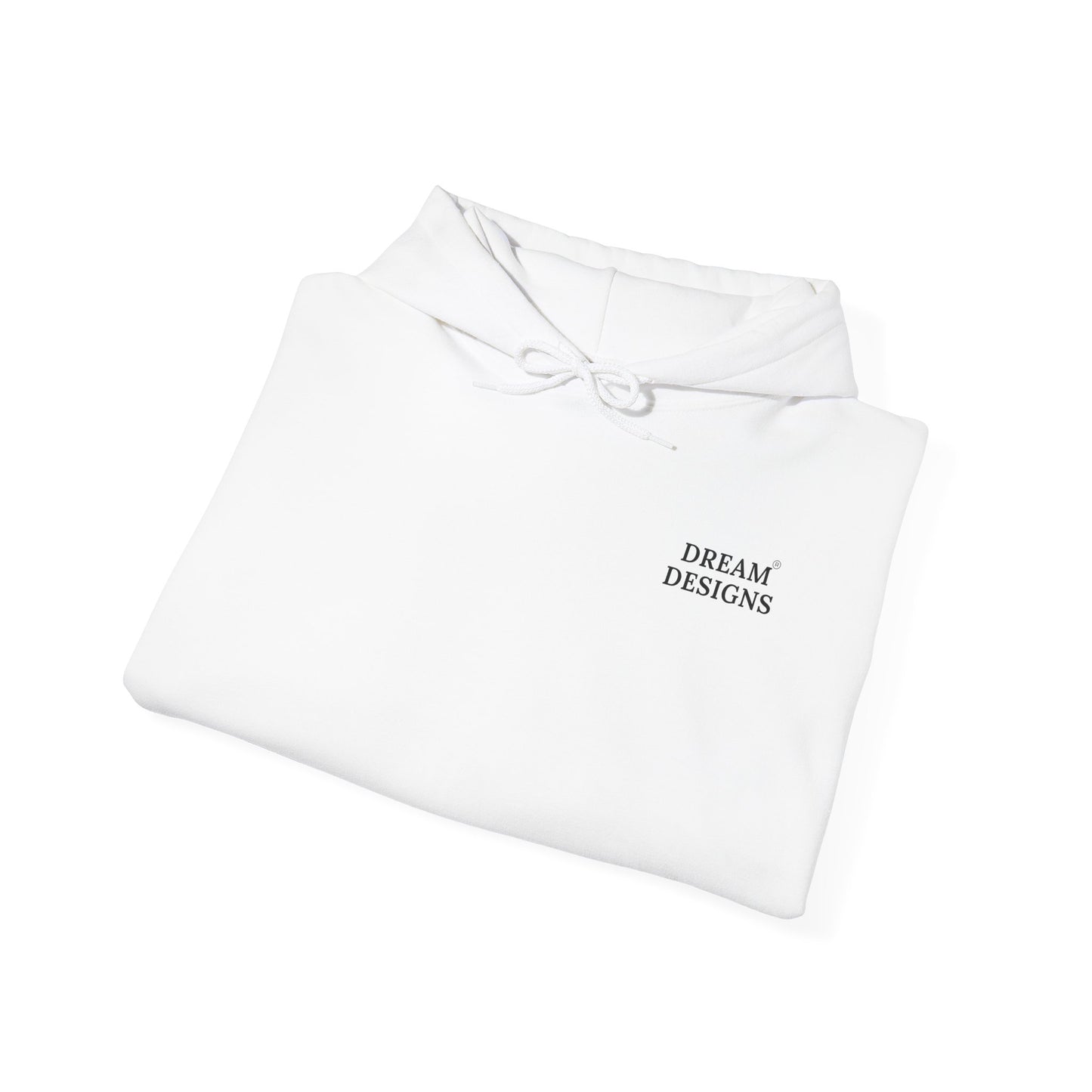 The Dream Designs Hooded Sweatshirt in White