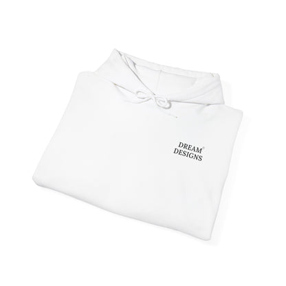 The Dream Designs Hooded Sweatshirt in White